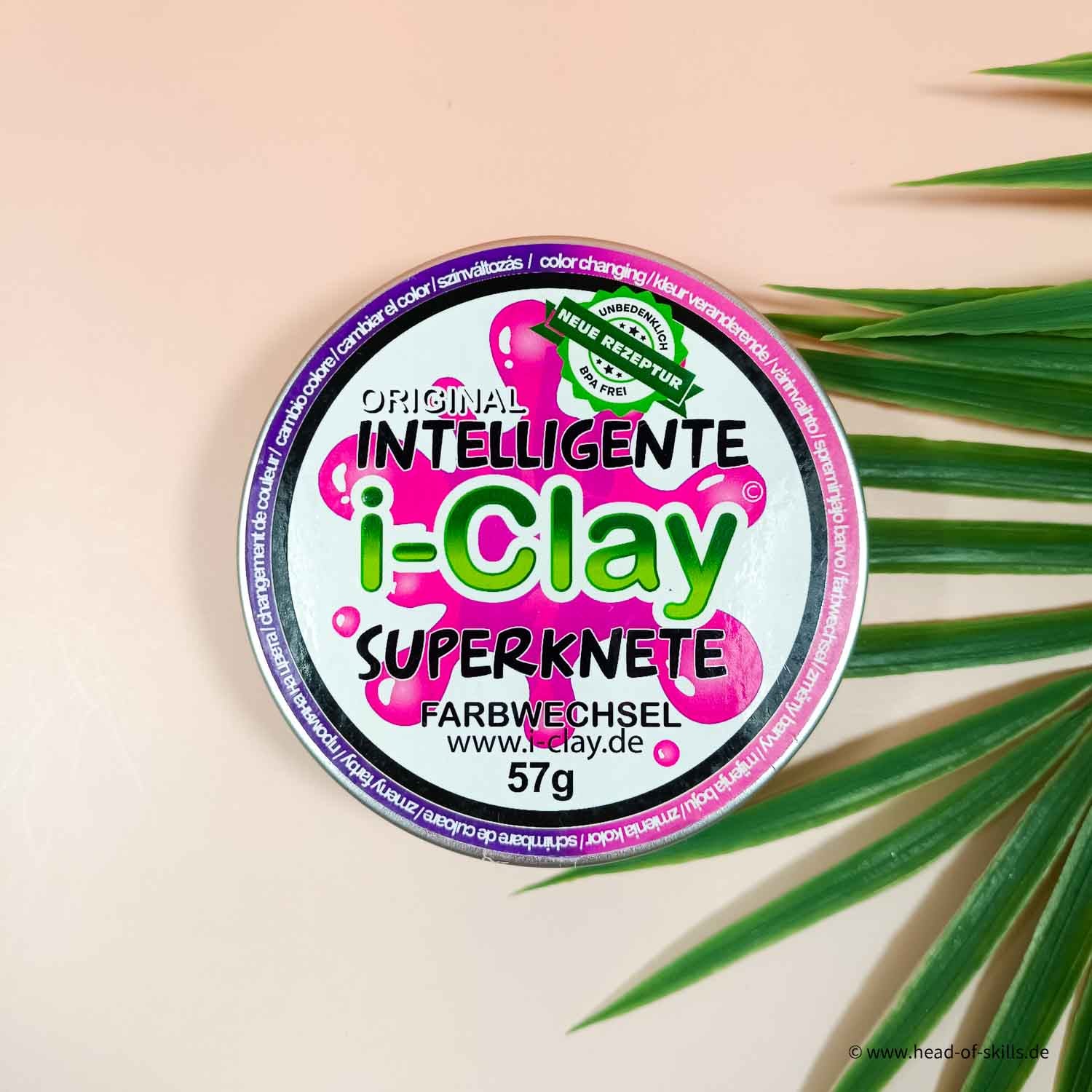 i-Clay Intelligente Superknete Farbwechselnd