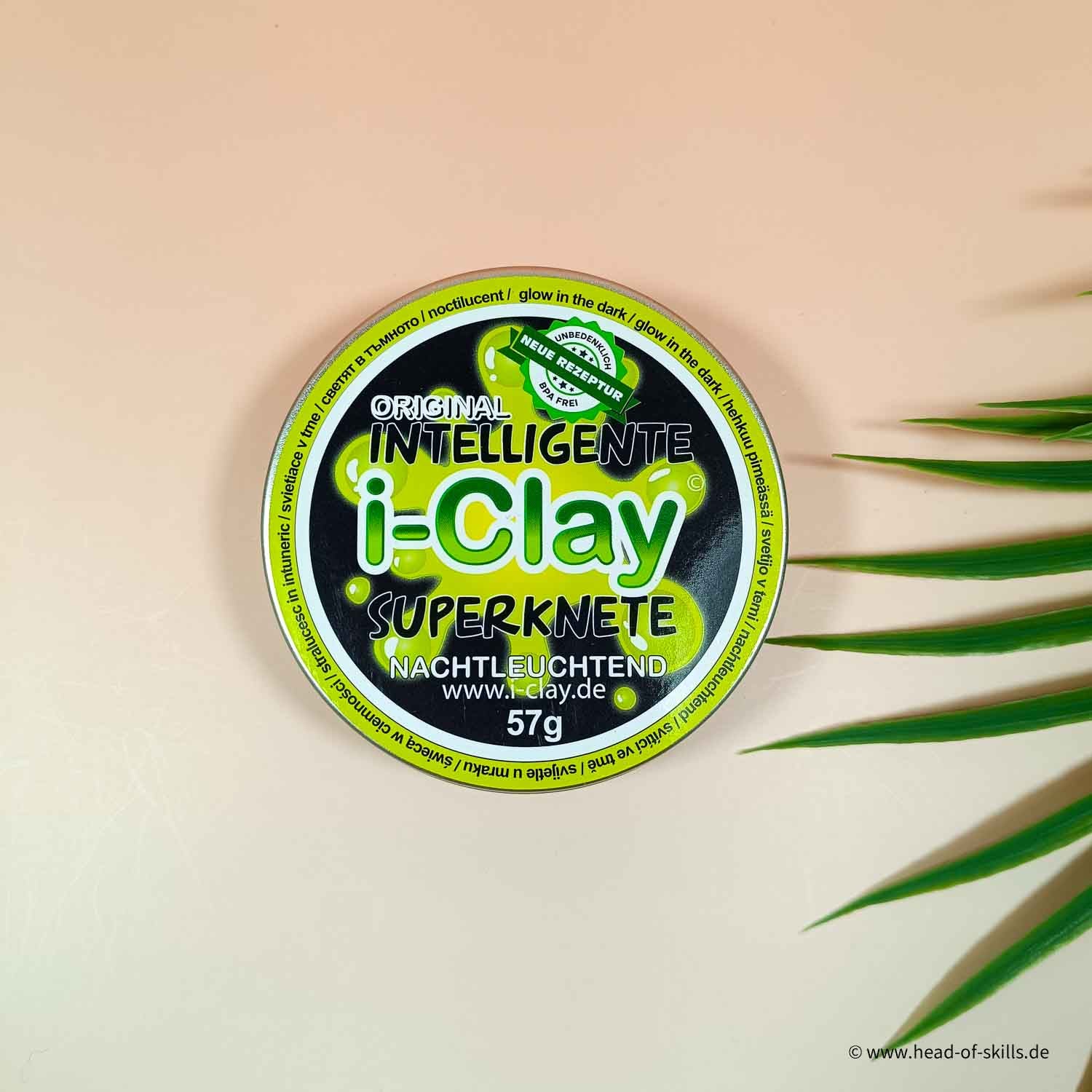 i-Clay Intelligente Superknete Nachtleuchtend