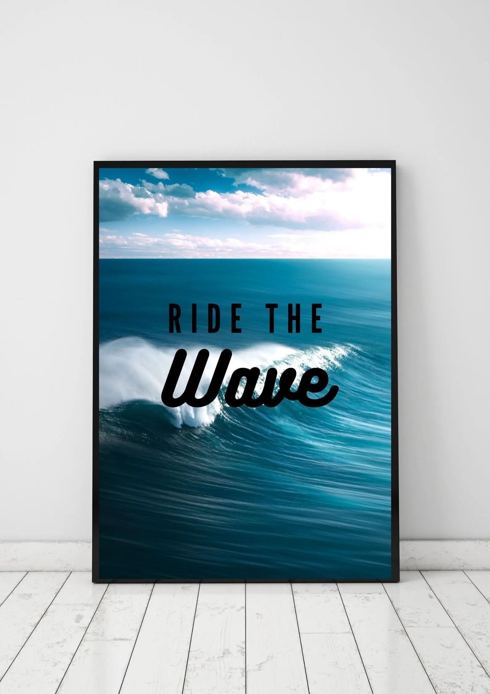 Ride the Wave Poster | Digital Download Head of Skills