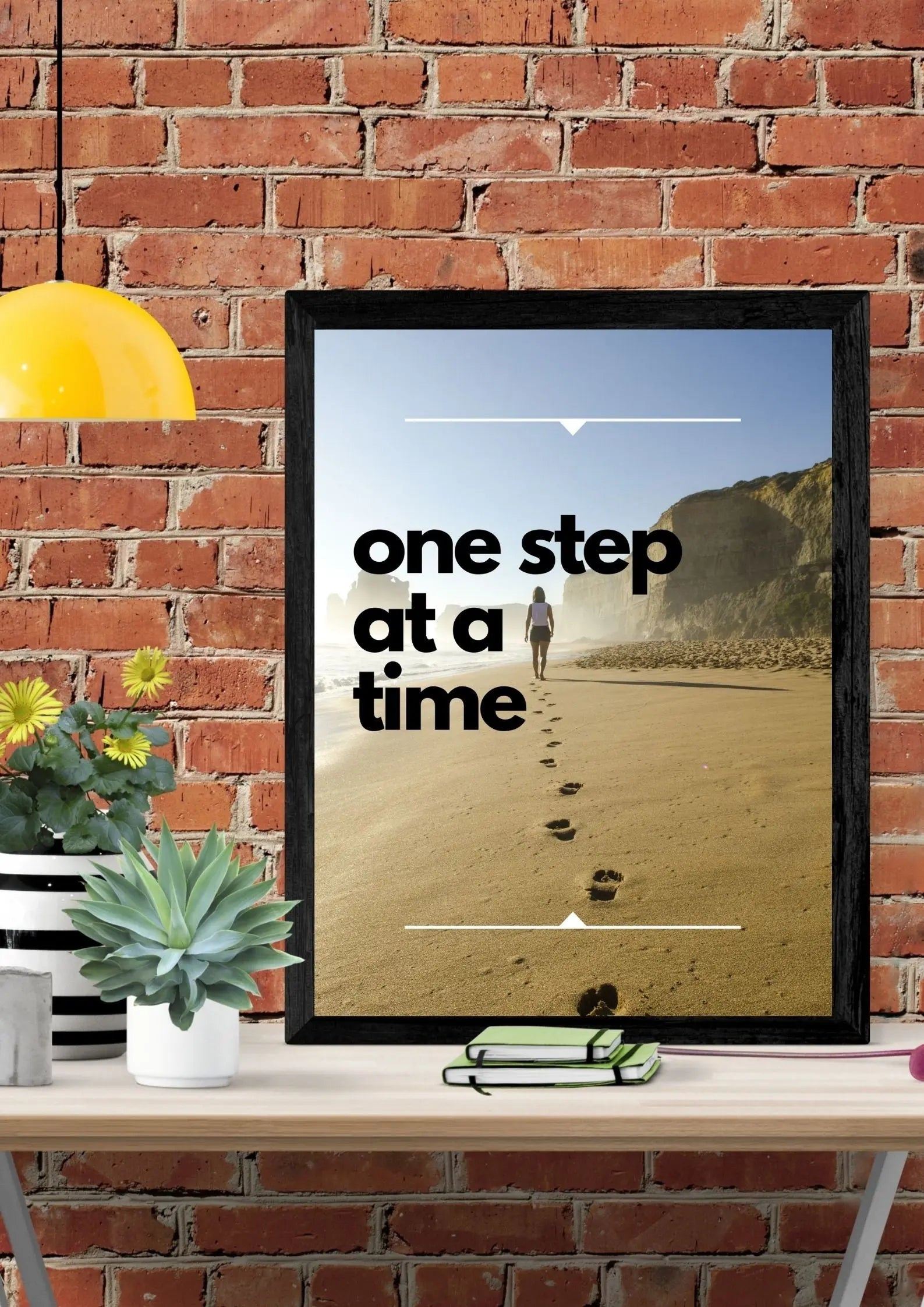 Selbstwertsteigerung | One Step at a Time Poster | Digital Download Head of Skills