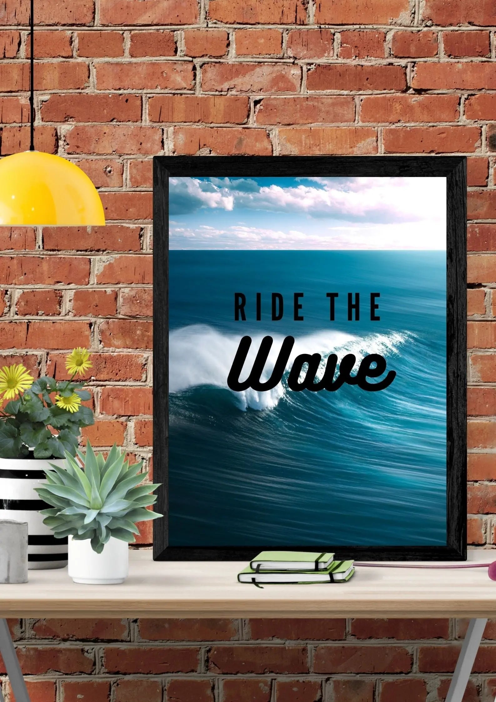 Ride the Wave Poster | Digital Download Head of Skills